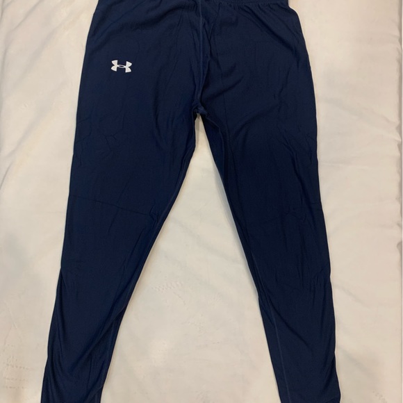 Men’s Under Armour Coldgear™️ navy thermal/leggings with drawstring waistband - Picture 4 of 7